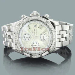 Diamond Breitling Watch 2.8ct