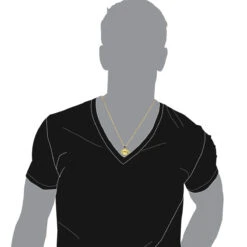 Logo Name Black Diamond Pendant For Men 14K Yellow Gold 0.55ct 10 Logo Name Black Diamond Pendant For Men 14K Yellow Gold 0.55ct -Urban Jewels Shop custom made logo name black diamond pendant for men 14k gold 0 55ct bodye