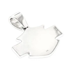 Name Black Diamond Pendant For Men 14K White Gold 0.55ct -Urban Jewels Shop custom made name black diamond pendant for men 14k gold 055ct backwh