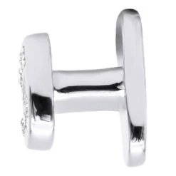 Custom 14K White Gold Shirt Studs With Real Diamonds -Urban Jewels Shop custom solid 14k gold shirt studs with real diamonds 018289 boxwh