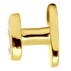 Custom 14K White Gold Shirt Studs With Real Diamonds -Urban Jewels Shop custom solid 14k gold shirt studs with real diamonds 018289 boxye