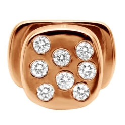 Custom 14K White Gold Shirt Studs With Real Diamonds -Urban Jewels Shop custom solid 14k gold shirt studs with real diamonds 018289 ro