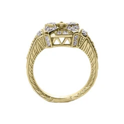 Designer Diamond And Ruby Ring 14K White Gold 0.48ctd 0.15ctr -Urban Jewels Shop designer diamond and ruby ring 14k 048ctd 015ctr p 29660 back yellow