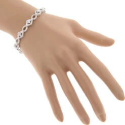 Designer Diamond Bracelet For Women 14K White Gold 4.94ct 9 Designer Diamond Bracelet For Women 14K White Gold 4.94ct -Urban Jewels Shop designer diamond bracelet 14k 494ct p 41384 bodwh