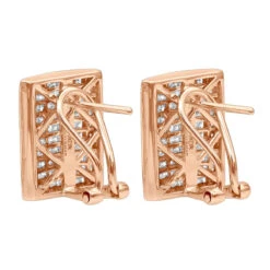 Designer Diamond Earrings 2.94ct 14K Yellow Gold -Urban Jewels Shop designer diamond earrings 294ct 14k gold p 46434 backro