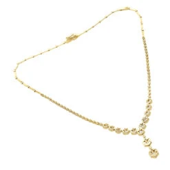 18K White Gold Designer Diamond Flower Necklace For Women 7.10ct -Urban Jewels Shop designer diamond flower necklace 710ct cluster jewelry back yellow