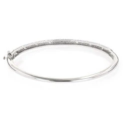 Designer Luxurman 14K White Gold Pave Diamond Bangle Bracelet For Women 1.25ct 10 Designer Luxurman 14K White Gold Pave Diamond Bangle Bracelet For Women 1.25ct -Urban Jewels Shop designer luxurman 14k gold pave diamond bangle bracelet for women 125ct backwh