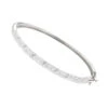 Designer Luxurman 14K White Gold Pave Diamond Bangle Bracelet For Women 1.25ct