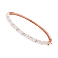 Designer Luxurman 14K White Gold Pave Diamond Bangle Bracelet For Women 1.25ct 9 Designer Luxurman 14K White Gold Pave Diamond Bangle Bracelet For Women 1.25ct -Urban Jewels Shop designer luxurman 14k gold pave diamond bangle bracelet for women 125ct ro