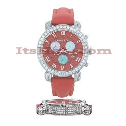Diamond Benny And Co Watch Men's 4ct Red