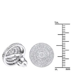 Large Diamond Circle Earrings Studs In Sterling Silver 0.22ct -Urban Jewels Shop diamond circle earrings 023ct sterling silver p 47924 rulerwh