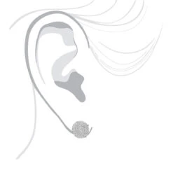 Pave Diamond Circle Earrings Studs 0.24ct Sterling Silver -Urban Jewels Shop diamond circle earrings 024ct sterling silver p 47926bod