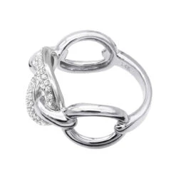 Luxurman 14K Yellow Gold Cuban Link Chain Design Ladies Diamond Cocktail Ring 0.6ct 11 Luxurman 14K Yellow Gold Cuban Link Chain Design Ladies Diamond Cocktail Ring 0.6ct -Urban Jewels Shop diamond cocktail ring for women in 14k gold cuban link chain design 06ct 803214 backwh 20211214