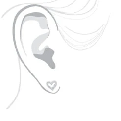 Women's Diamond Heart Earrings 0.29ct 14K White Gold -Urban Jewels Shop diamond heart earrings 029ct 14k gold p 44605 bodwh