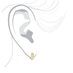 Diamond Hoop Earrings 14K Yellow Gold 1 Carat Diamond Huggie Earrings -Urban Jewels Shop diamond hoop earrings 14k diamond huggie earrings 94ct p 6266 bodye