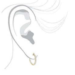 Diamond Hoop Earrings 2.20ct 14K Yellow Gold Inside Out -Urban Jewels Shop diamond hoop earrings 220ct 14k inside out p 45375 bodye