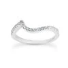 Ultra Thin Diamond Platinum Engagement Wedding Ring 0.27ct