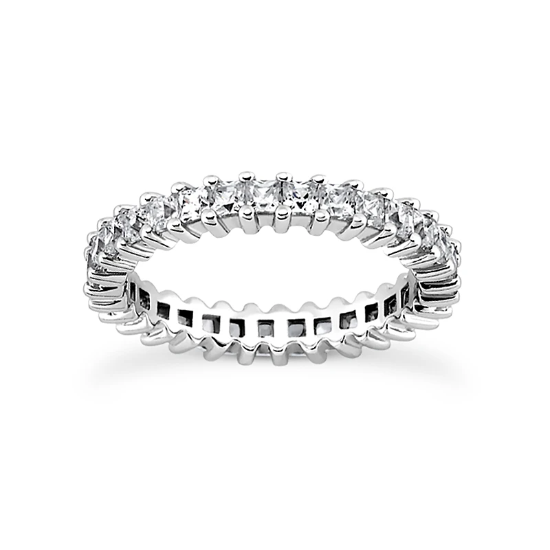Diamond Platinum Eternity Ring 5.13ct 1 Diamond Platinum Eternity Ring 5.13ct