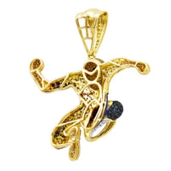 Real White Blue Yellow Diamond Spider-man Pendant 10K Rose Gold 3ct 12 Real White Blue Yellow Diamond Spider-man Pendant 10K Rose Gold 3ct -Urban Jewels Shop diamond spiderman pendant 10k 300ct p 35851 backye