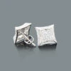 Diamond Stud Earrings In Sterling Silver 0.33ct