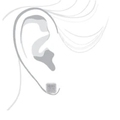 Pave Diamond Stud Earrings Under 300 - 10K White Gold Square Studs 0.33ct -Urban Jewels Shop diamond stud earrings under 300 10k gold studs 029ct bodwh