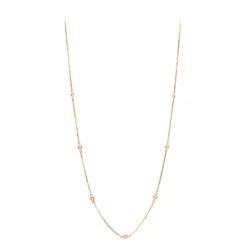 Diamonds By The Yard Ladies Necklace With Diamonds Solid 14K Yellow Gold 0.25ct 9 Diamonds By The Yard Ladies Necklace With Diamonds Solid 14K Yellow Gold 0.25ct -Urban Jewels Shop diamonds by the yard ladies necklace with diamonds solid 14k gold 025ct ro