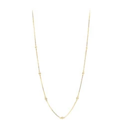 Diamonds By The Yard Ladies Necklace With Diamonds Solid 14K Yellow Gold 0.25ct 8 Diamonds By The Yard Ladies Necklace With Diamonds Solid 14K Yellow Gold 0.25ct -Urban Jewels Shop diamonds by the yard ladies necklace with diamonds solid 14k gold 025ct ye