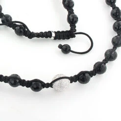 Disco Ball Diamond Necklace 0.85ct -Urban Jewels Shop disco ball diamond necklace 085ct hip hop jewelry p 45401back