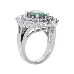 14K White Gold Ladies Gemstone Diamond & Emerald Ring 1.96ctd 3cte 6 14K White Gold Ladies Gemstone Diamond & Emerald Ring 1.96ctd 3cte -Urban Jewels Shop emerald rings ladies gemstone diamond ring 14k 196ctd 3cte p 29334 back white