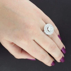 Custom Designed Dazzling Diamond Engagement Ring 14K White Gold 5.63ct 5 Custom Designed Dazzling Diamond Engagement Ring 14K White Gold 5.63ct -Urban Jewels Shop engagement rings custom designed dazzling diamond ring 14k 563ct p 50291bod