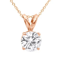 14K White Gold Floating 1/2-3 Carat Diamond Solitaire Pendant Ladies Necklace -Urban Jewels Shop floating 12 3 carat diamond solitaire pendant necklace in 14k white gold 000916 rose