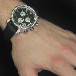 Floating Diamond Watch By Benny Co 4ct Men's Black -Urban Jewels Shop floating diamond watch by benny co 4ct mens black p 8888bod