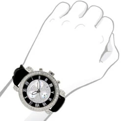 6.5 Carats G VS Diamonds Swiss Made Men's Diamond Watch Benny And Co 44mm Case Black Dial 6 6.5 Carats G VS Diamonds Swiss Made Men's Diamond Watch Benny And Co 44mm Case Black Dial -Urban Jewels Shop g vs diamonds swiss made mens diamond watch benny and co 65 carats 44mm black dial 968847 bod