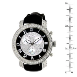 6.5 Carats G VS Diamonds Swiss Made Men's Diamond Watch Benny And Co 44mm Case Black Dial 7 6.5 Carats G VS Diamonds Swiss Made Men's Diamond Watch Benny And Co 44mm Case Black Dial -Urban Jewels Shop g vs diamonds swiss made mens diamond watch benny and co 65 carats 44mm black dial 968847 ruler