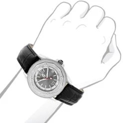 Genuine Diamond Watch By Centorum Falcon 0.5ct Black -Urban Jewels Shop genuine diamond watch by centorum falcon 05ct black p 45363bod