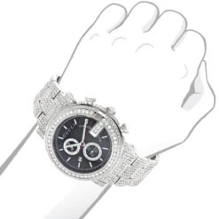Real Diamond Men's Gucci G-Chrono Watch 101M Iced Out 15 Carats YA101309 -Urban Jewels Shop genuine mens gucci chrono diamond watch 15ct p 45374bod