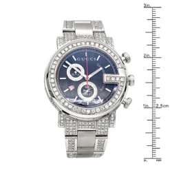 Genuine Men's Gucci G-Chrono Diamond Watch Black Dial 8 Carats YA101309 -Urban Jewels Shop genuine mens gucci chrono diamond watch 8ct p 42852 rulerwh