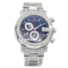 Genuine Men's Gucci G-Chrono Diamond Watch Black Dial 8 Carats YA101309