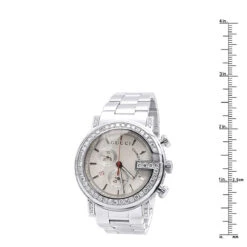 Genuine Men's Gucci Diamond Bezel Watch G-Chrono 101M 4.25ct YA101339 -Urban Jewels Shop genuine mens gucci diamond watch 425ct p 42328 ruler