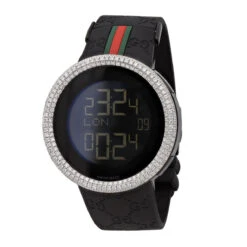 Men's 114 I-Gucci Genuine Diamond Watch 5.5ct YA114207
