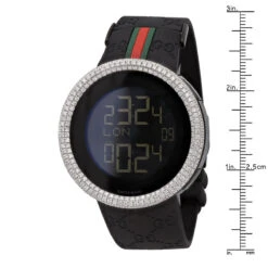 Men's 114 I-Gucci Genuine Diamond Watch 5.5ct YA114207 7 Men's 114 I-Gucci Genuine Diamond Watch 5.5ct YA114207 -Urban Jewels Shop genuine mens gucci diamond watch 55ct p 42851 ruler