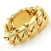 Half Kilo Solid 10K Yellow Gold Miami Cuban Link Gold Bracelet Solid
