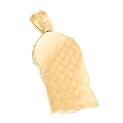 Hip Hop 14K Yellow Gold Round Diamond Jesus Head Pendant 3.5ct By Luxurman 9 Hip Hop 14K Yellow Gold Round Diamond Jesus Head Pendant 3.5ct By Luxurman -Urban Jewels Shop hip hop jewelry 14k gold round diamond jesus head pendant 35ct by luxurman backye