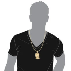 Hip Hop 14K Yellow Gold Round Diamond Jesus Head Pendant 3.5ct By Luxurman 10 Hip Hop 14K Yellow Gold Round Diamond Jesus Head Pendant 3.5ct By Luxurman -Urban Jewels Shop hip hop jewelry 14k gold round diamond jesus head pendant 35ct by luxurman bodye