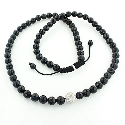 Hip Hop Disco Ball Diamond Necklace 0.85ct 1 Hip Hop Disco Ball Diamond Necklace 0.85ct