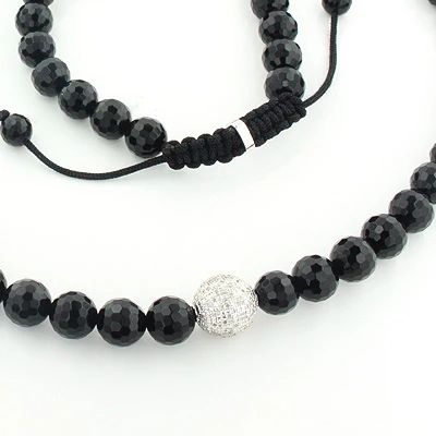 Hip Hop Disco Ball Diamond Necklace 0.85ct 2 Hip Hop Disco Ball Diamond Necklace 0.85ct - Image 2