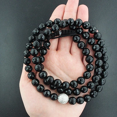 Hip Hop Disco Ball Diamond Necklace 0.85ct 4 Hip Hop Disco Ball Diamond Necklace 0.85ct - Image 4