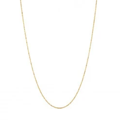 Hollow 10K Yellow Gold Rope Chain For Men & Women Sparkle 2mm Wide -Urban Jewels Shop hollow 10k gold rope chain for men women sparkle 2mm wide boxye