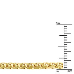 Hollow 14K Yellow Gold Franco Chain For Men Round Diamond Cut 4mm Wide 9 Hollow 14K Yellow Gold Franco Chain For Men Round Diamond Cut 4mm Wide -Urban Jewels Shop hollow 14k gold franco chain for men round diamond cut 4mm wide rulerye