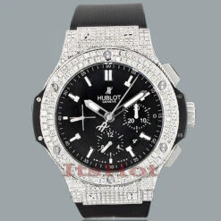 Hublot Big Bang Men's Custom Diamond Watch 8.25ct